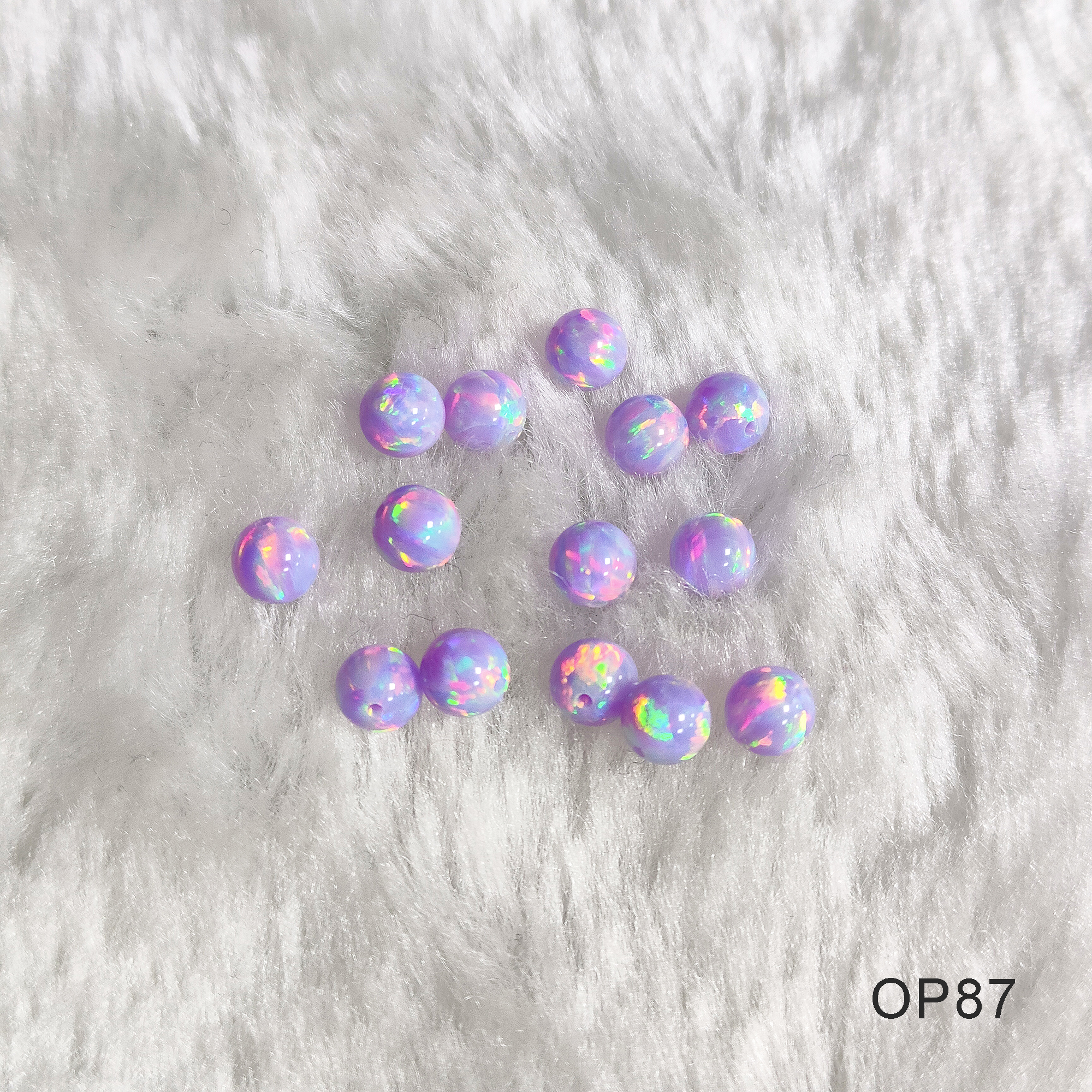 Jewelry Making Light - 20/50pcs Unicorn Light Purple Beads for