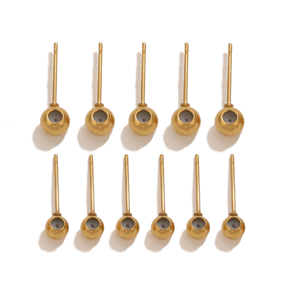 Jewelry Making Soldering Kit - 10pcs Stainless Steel Earring Pins Studs