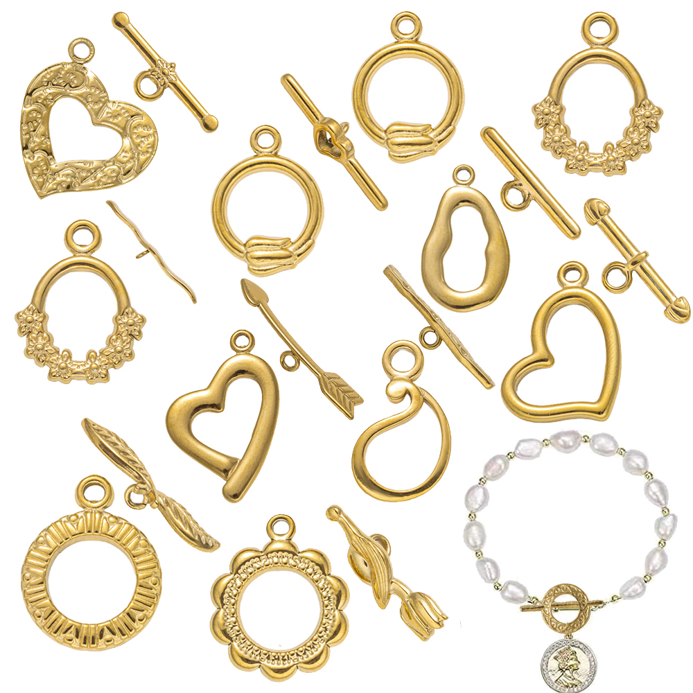 Jewelry Making Basics - 5 Sets Stainless Steel Toggle Clasp