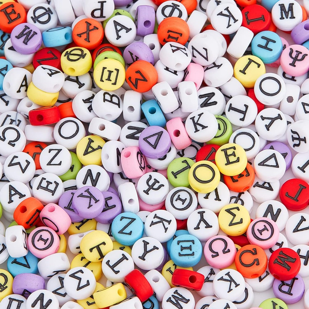 Jewelry Making Basics - Greek Alphabet Bead Stretch Bracelets Making