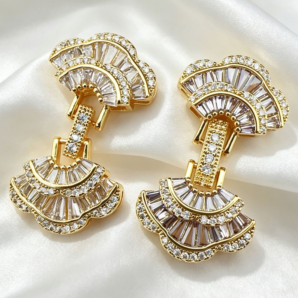 Jewelry Making Basics - Juya 18K Gold Plated Decorative Sector