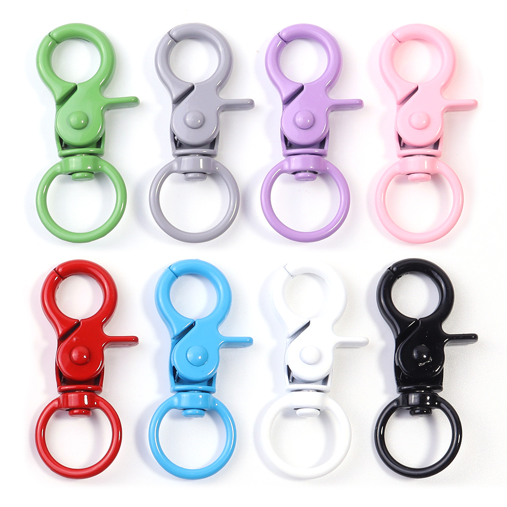 Jewelry Making Basics - 5Pcs/Lot Colorful Swivel Lobster Clasp Hooks