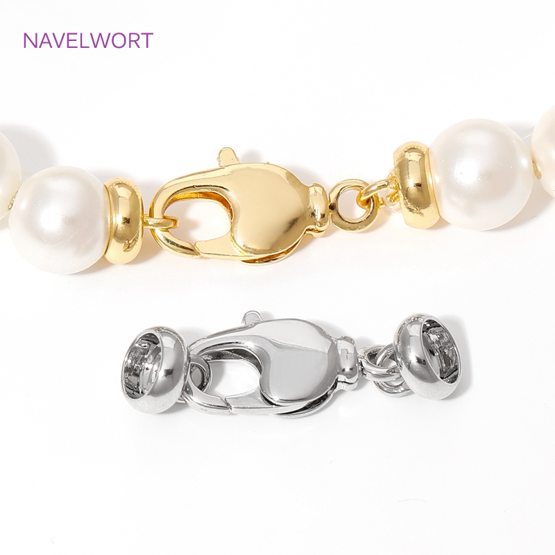 Jewelry Making Hardware - 18K Gold Plated Brass Lobster Clasps