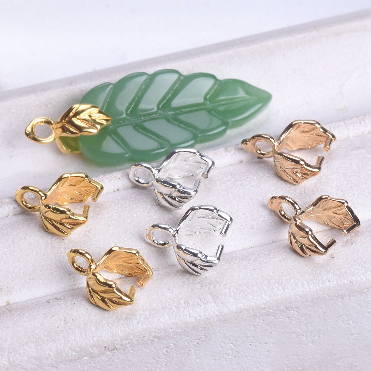 Jewelry Making Light - 10pcs Gold/Silver/Light Gold Color 9x8mm Copper