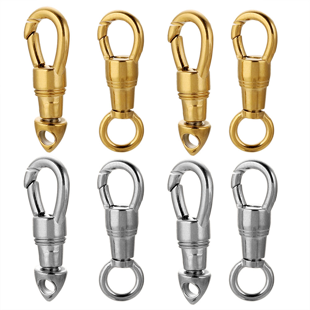 2pcs/lot Stainless Steel Bag K - Jewelry Making Hardware ulasan dan harga