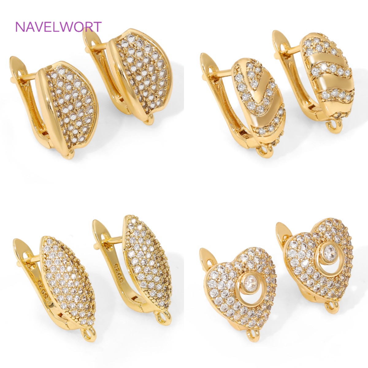 18K Gold Plated Brass Earwires - Jewelry Making Soldering Kit ulasan dan harga