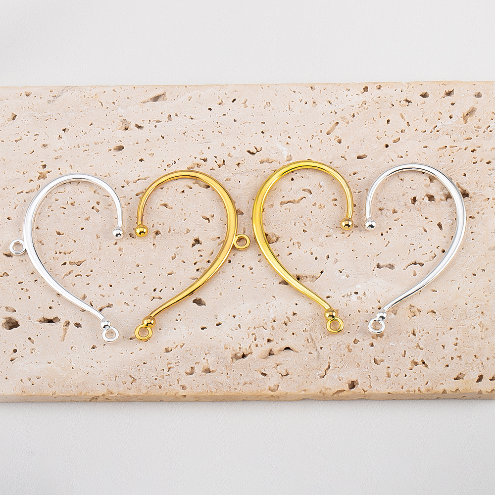 10pcs 2 Hole Earrings Clip Set - Jewelry Making Soldering Kit ulasan dan harga