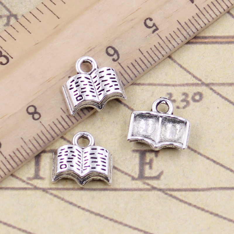 20pcs Charms Open Holy Bible B - Jewelry Making Guide Book ulasan dan harga