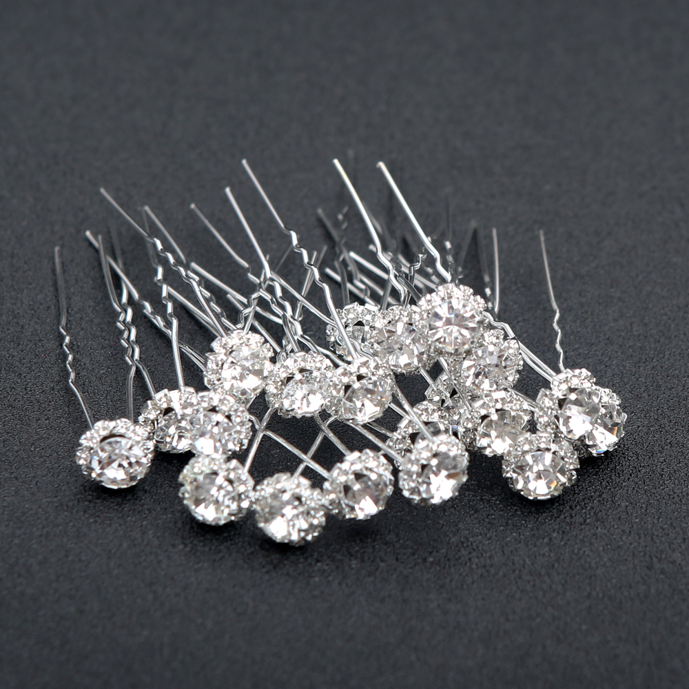 20pcs Bridal Pear U-shaped Hai - Jewelry Making Adults ulasan dan harga
