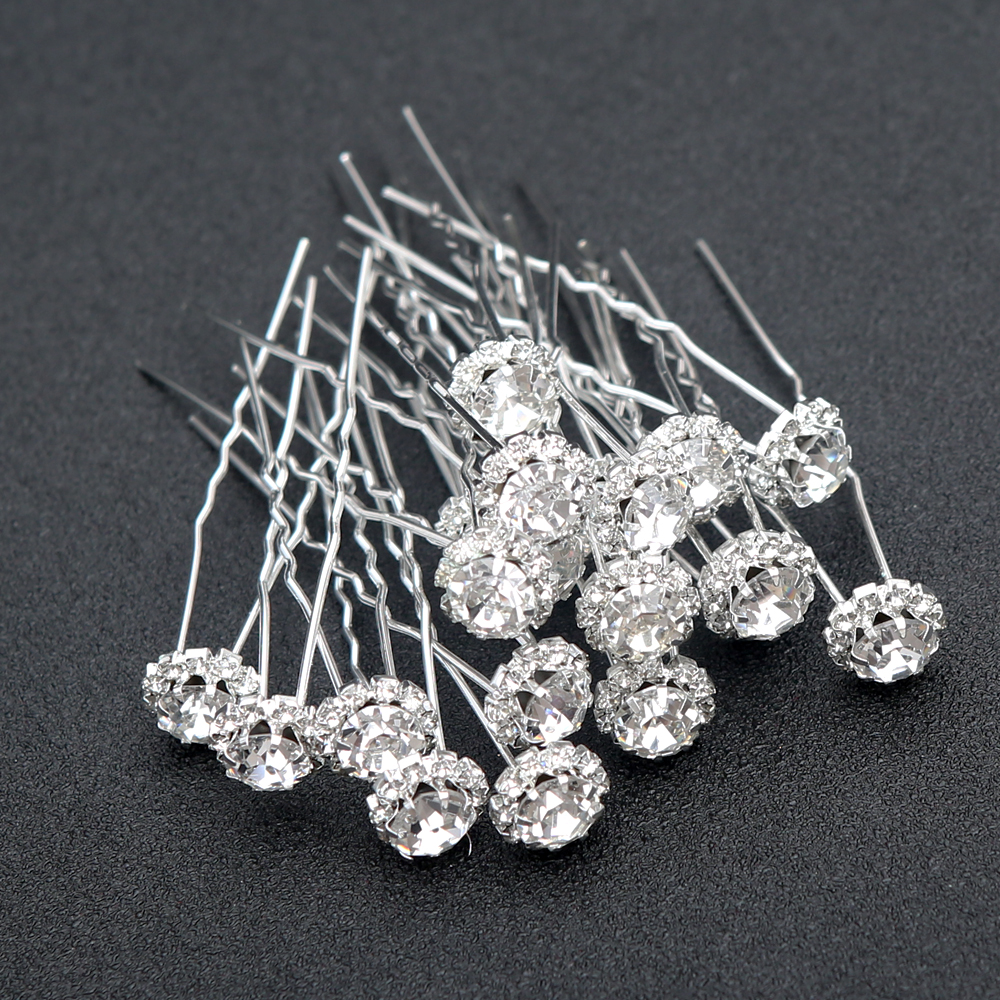 20pcs Bridal Pear U-shaped Hai - Jewelry Making Adults ulasan dan harga