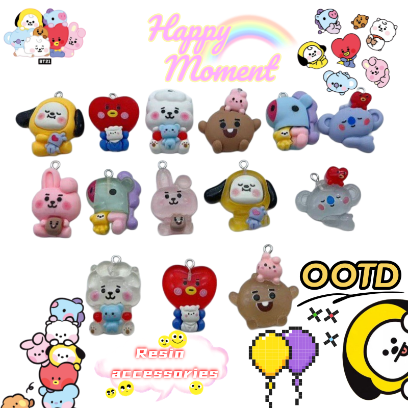BT21 mang chimmy shooky koya a - Jewelry Making Factory ulasan dan harga