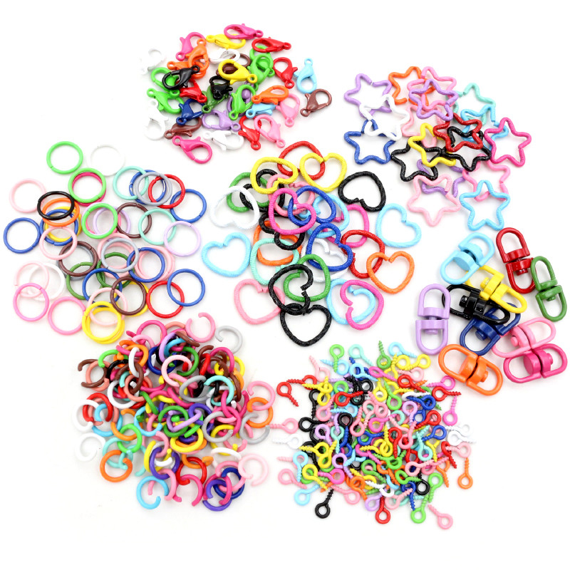 Colorful Mixed Alloy Split Jum - Jump Ring Assorted ulasan dan harga