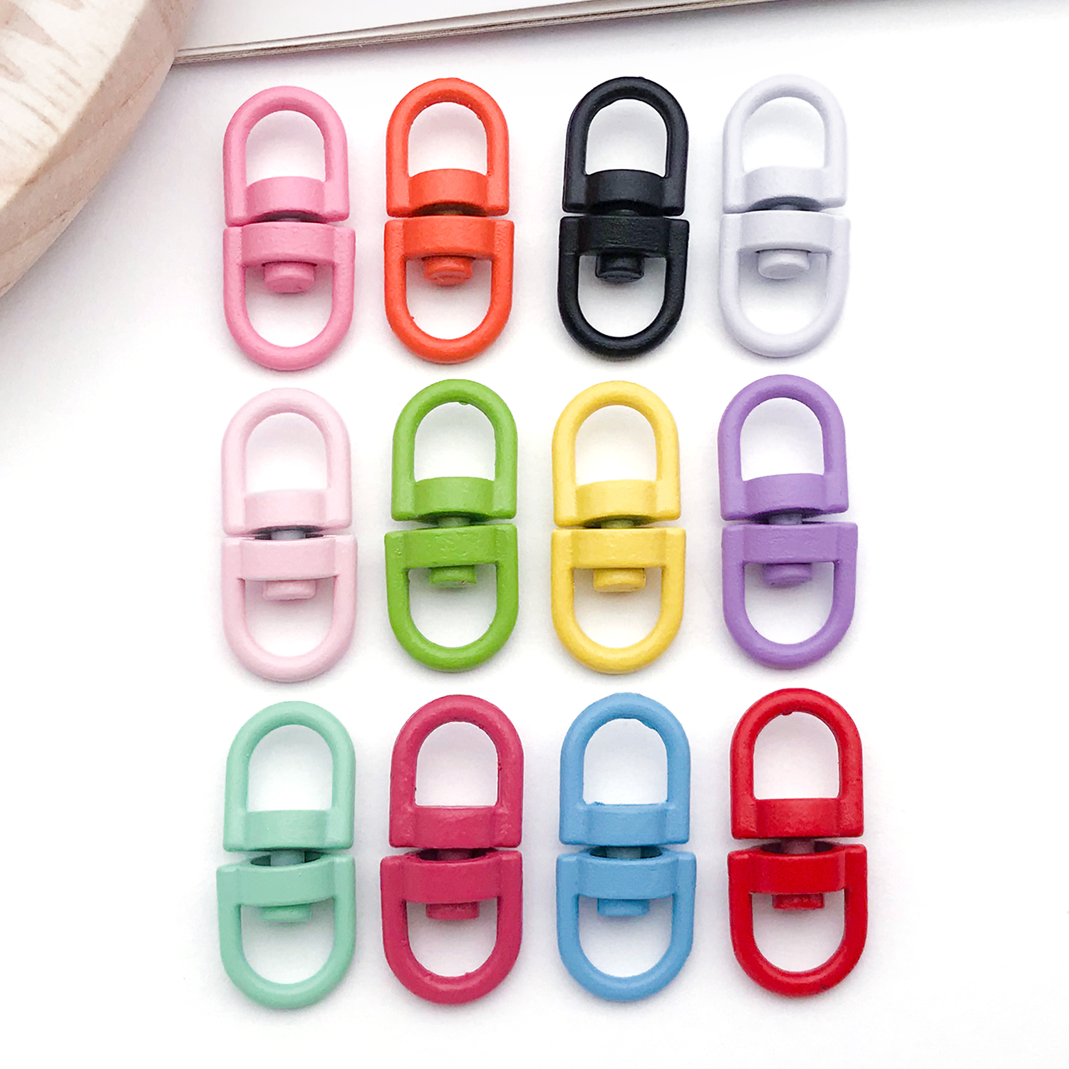 20pcs Metal Rotate Buckle Key  - Jewelry Making Basics ulasan dan harga