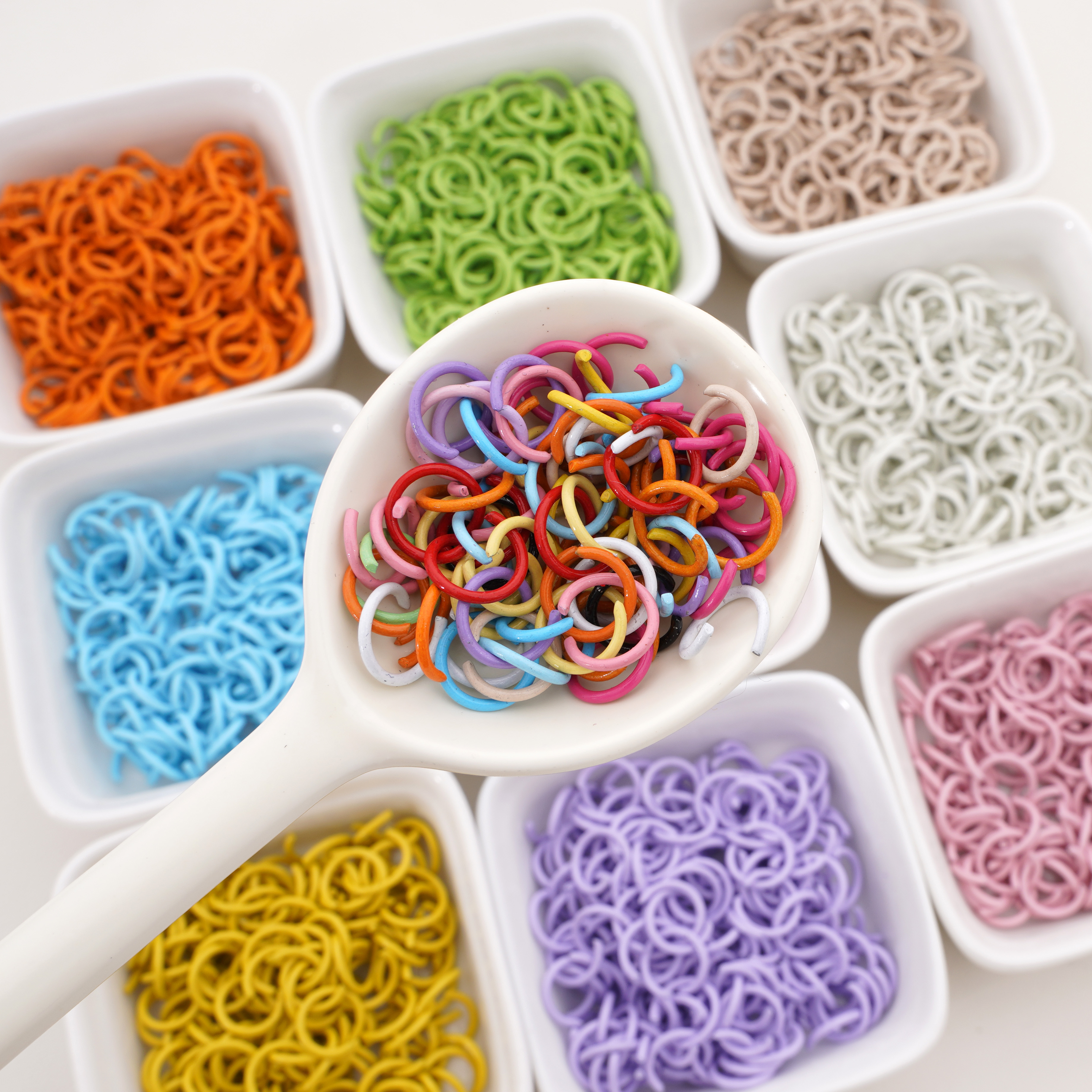 50pcs Iron Plated Open Jump Ri - Jump Ring Assorted ulasan dan harga