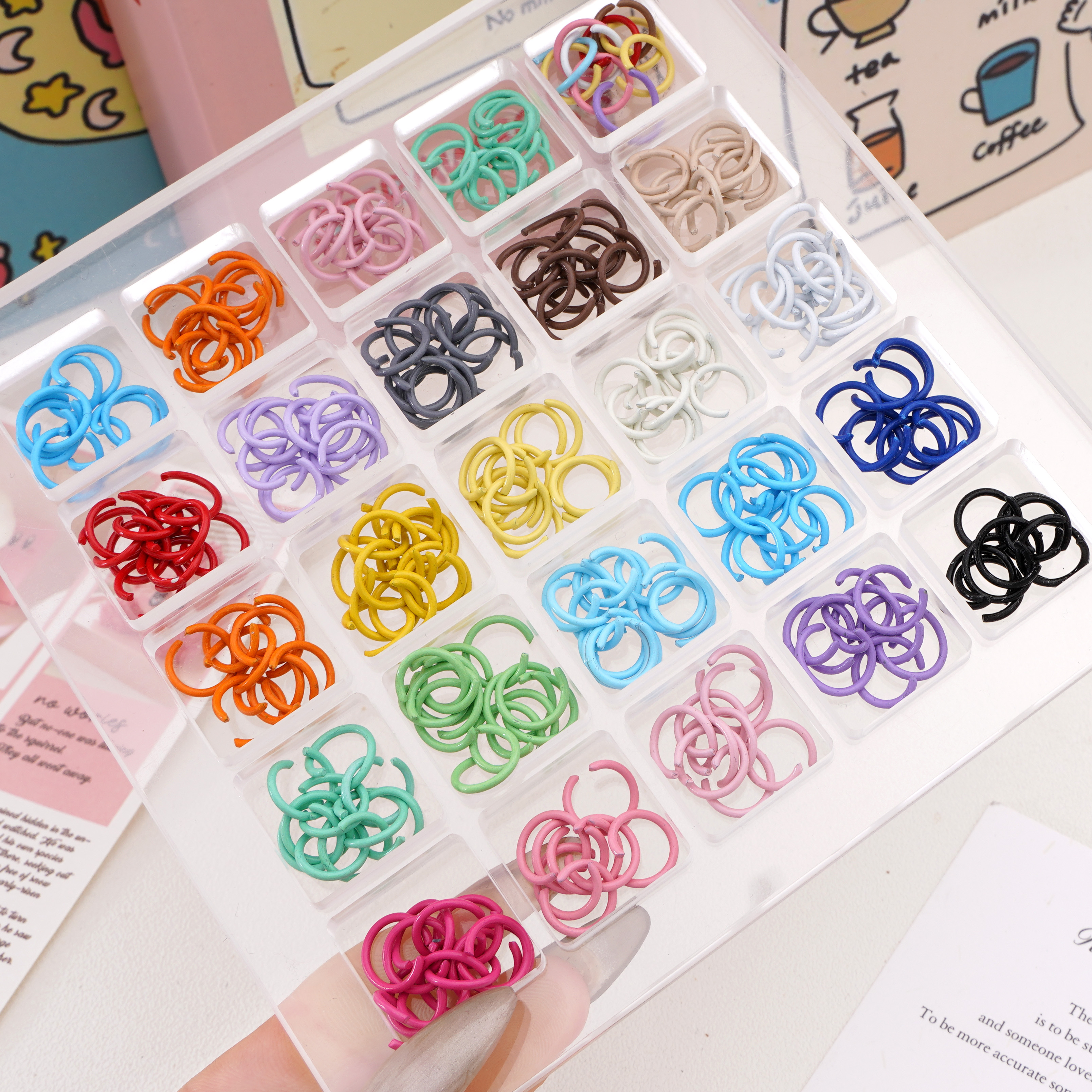 50pcs Iron Plated Open Jump Ri - Jump Ring Assorted ulasan dan harga
