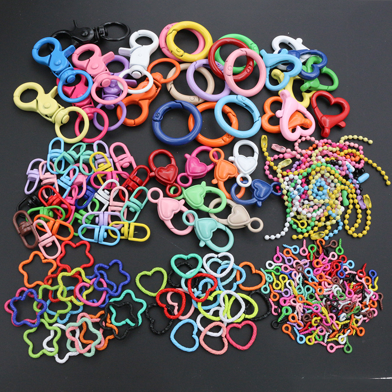 Colorful Mixed Alloy Split Jum - Jump Ring Assorted ulasan dan harga