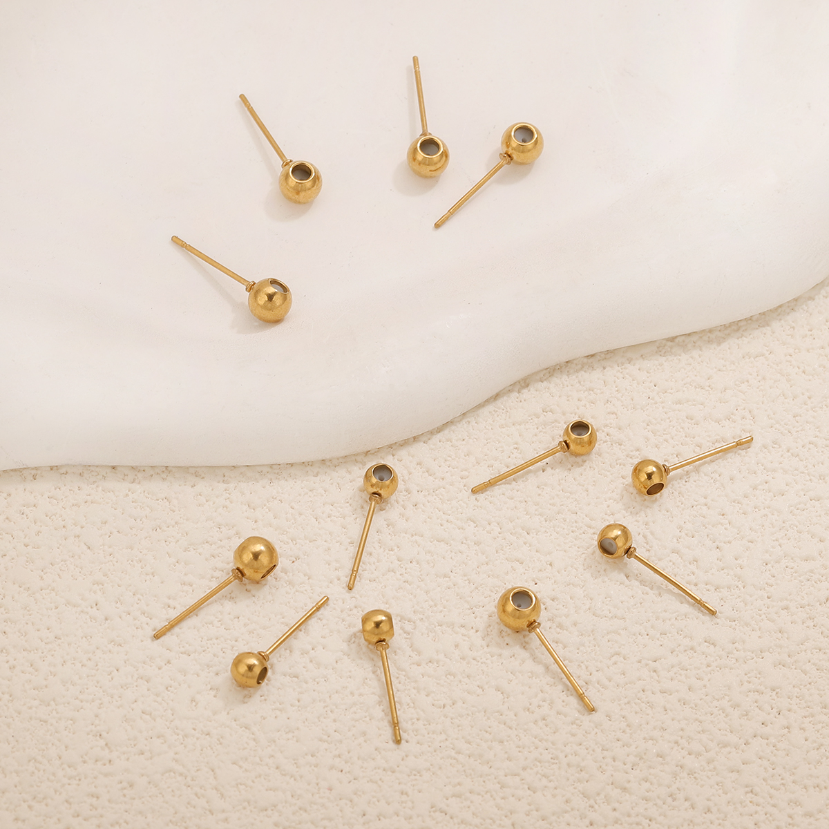 10pcs Stainless Steel Earring  - Jewelry Making Soldering Kit ulasan dan harga