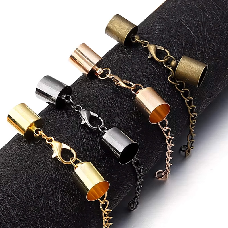 10Sets Leather Cord End Caps W - Jewelry Making Factory ulasan dan harga