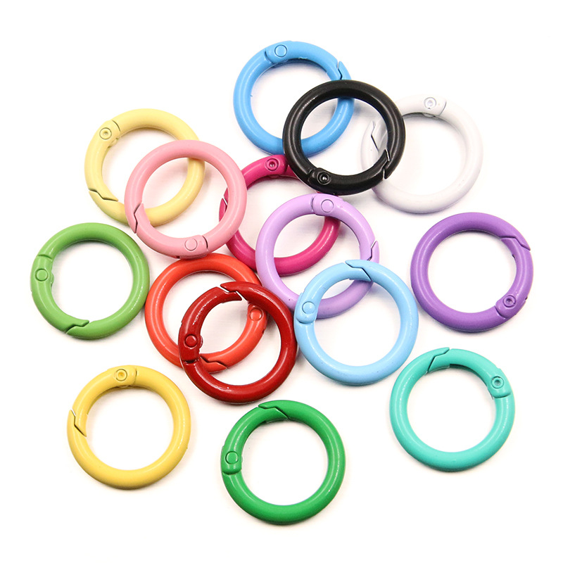 5-20pcs Colorful Spring O Ring - Jewelry Making Basics ulasan dan harga