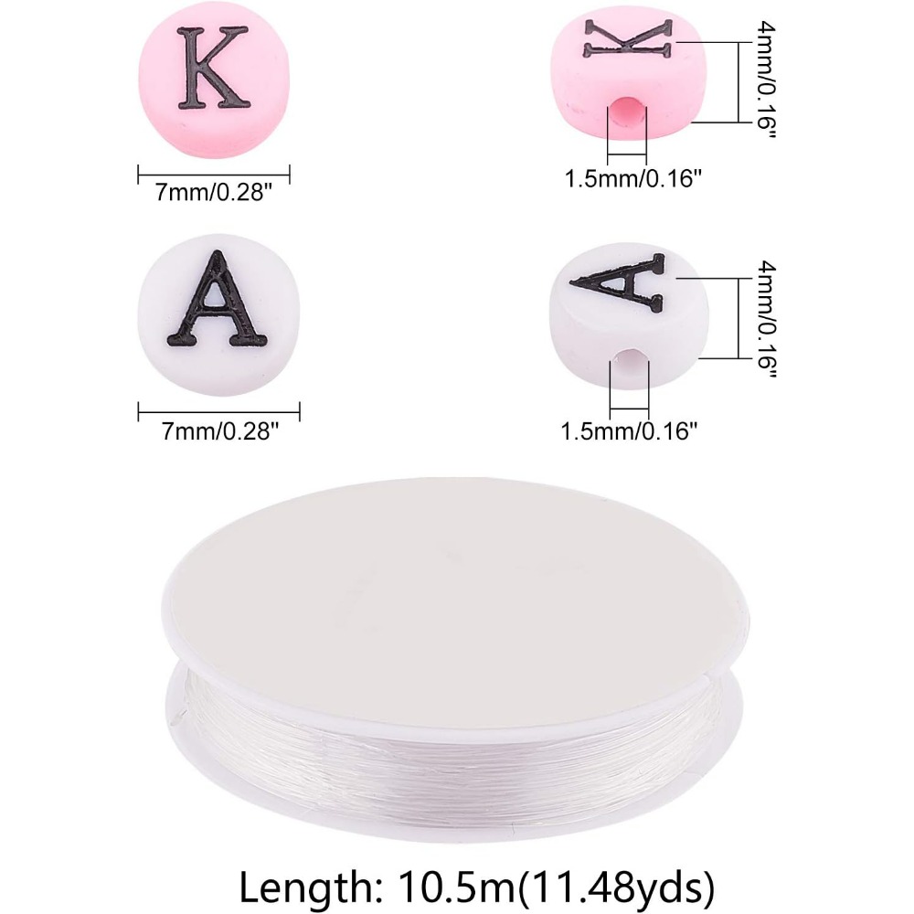 Greek Alphabet Bead Stretch Br - Jewelry Making Basics ulasan dan harga