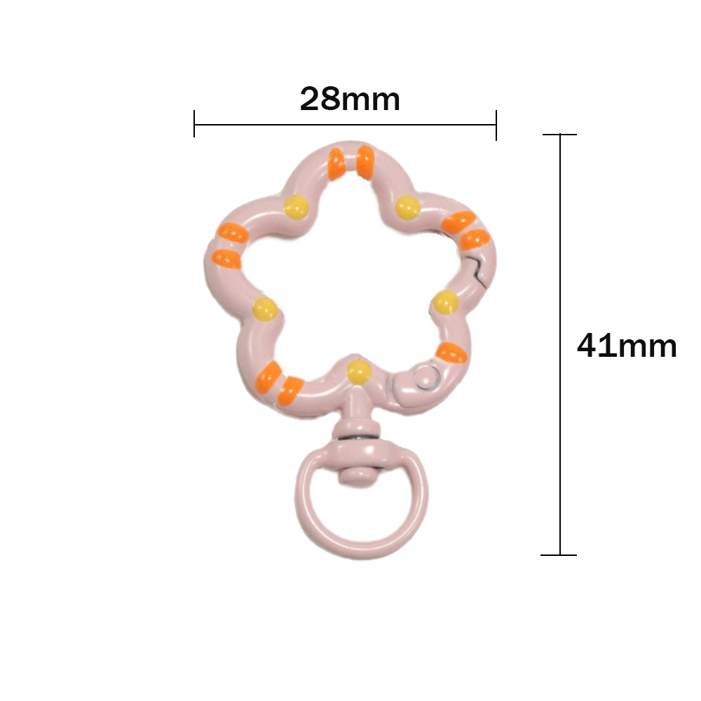 5pcs Flower Metal Lobster Claw - Jewelry Making Basics ulasan dan harga