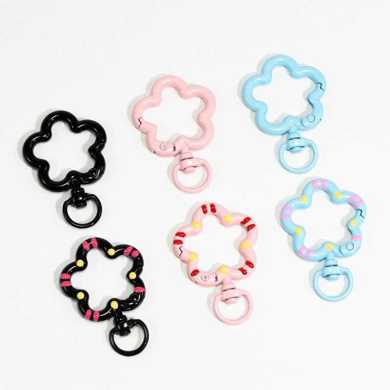 5pcs Flower Metal Lobster Claw - Jewelry Making Basics ulasan dan harga