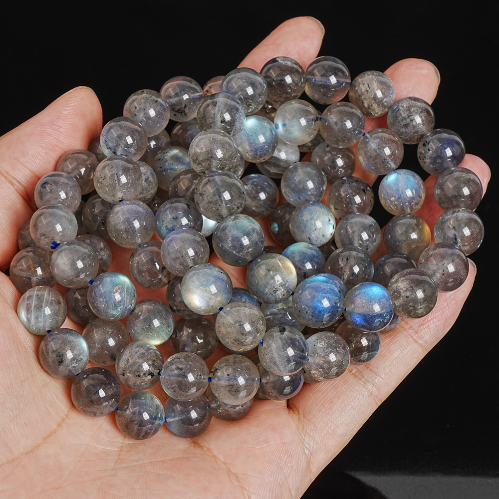 12mm Natural Labradorite Beads - Jewelry Making Light ulasan dan harga