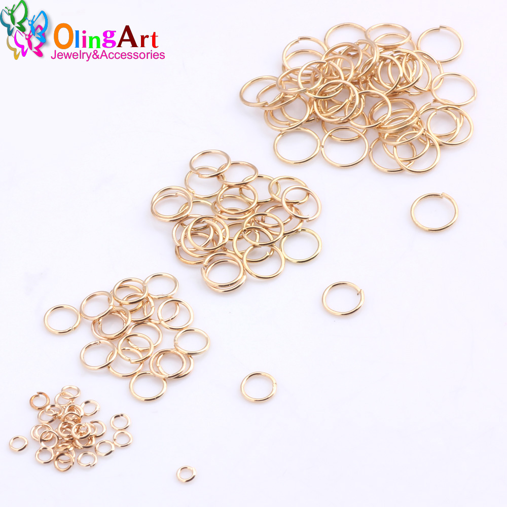 OlingArt KC Gold plating Jump  - Jump Ring Assorted ulasan dan harga