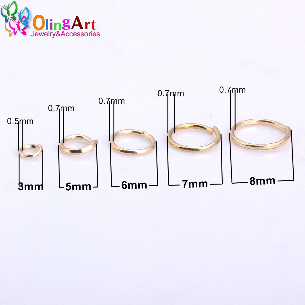OlingArt KC Gold plating Jump  - Jump Ring Assorted ulasan dan harga