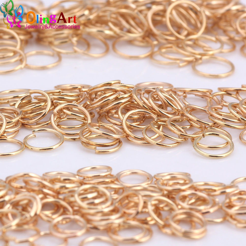 OlingArt KC Gold plating Jump  - Jump Ring Assorted ulasan dan harga