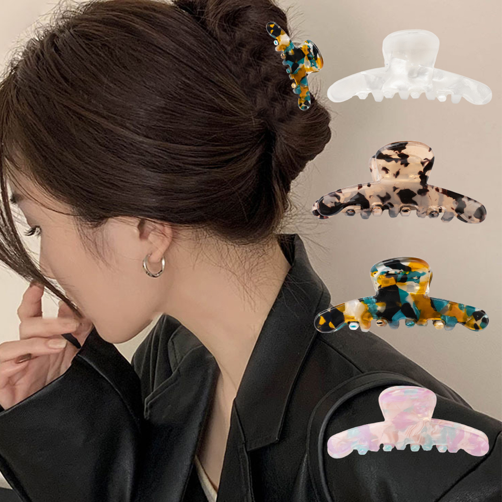 Elegant Acetate Hair Claw For  - Jewelry Making Adults ulasan dan harga