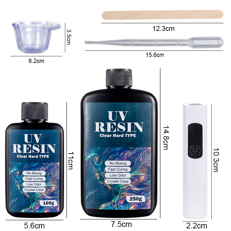 UV Resin Kit with Light Upgrad - Jewelry Making Light ulasan dan harga