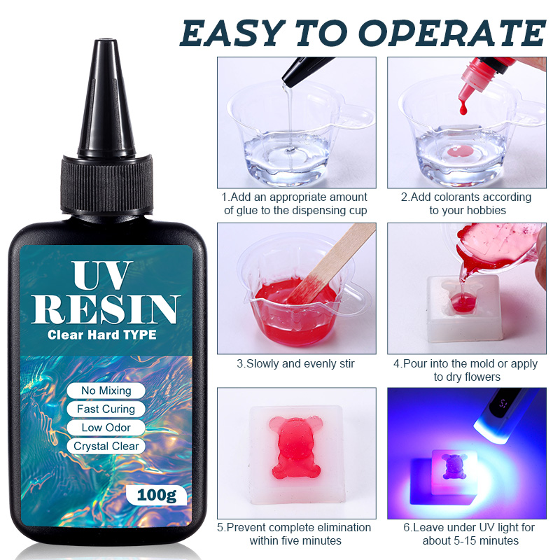 UV Resin Kit with Light Upgrad - Jewelry Making Light ulasan dan harga