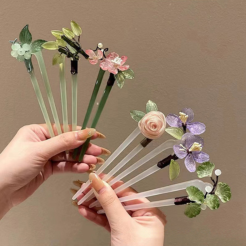 Fashion U-shaped Hairpin Acryl - Jewelry Making Adults ulasan dan harga