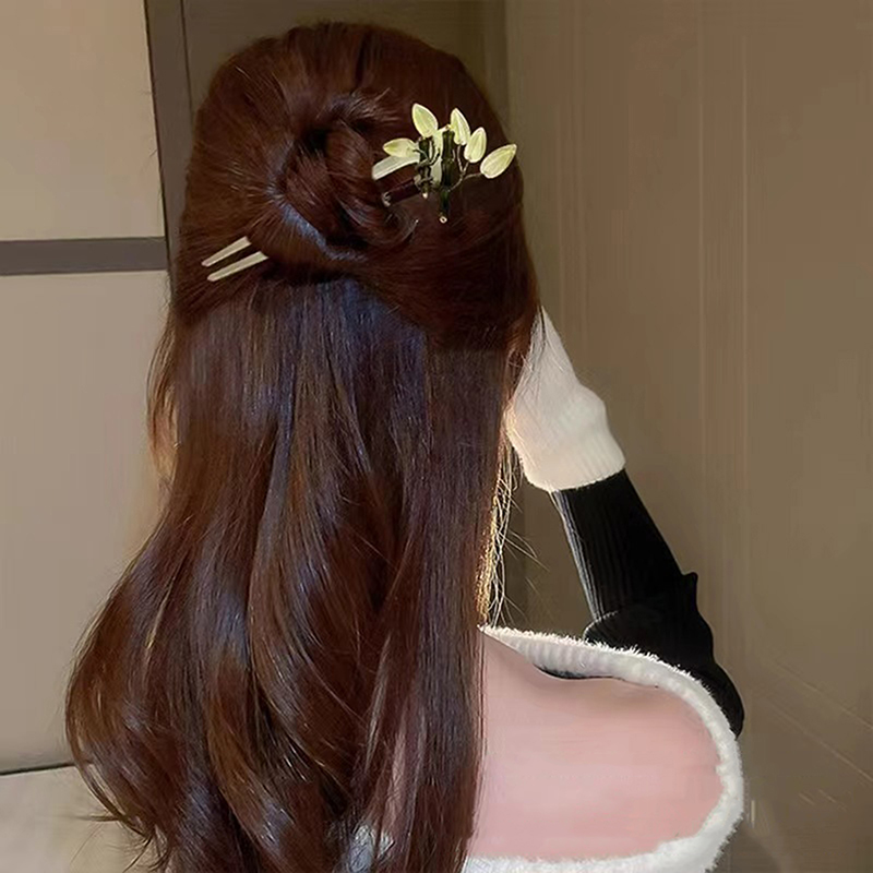 Fashion U-shaped Hairpin Acryl - Jewelry Making Adults ulasan dan harga