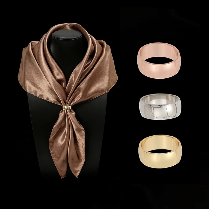 Fashion Metal Scarf Buckle But - Jewelry Making Adults ulasan dan harga