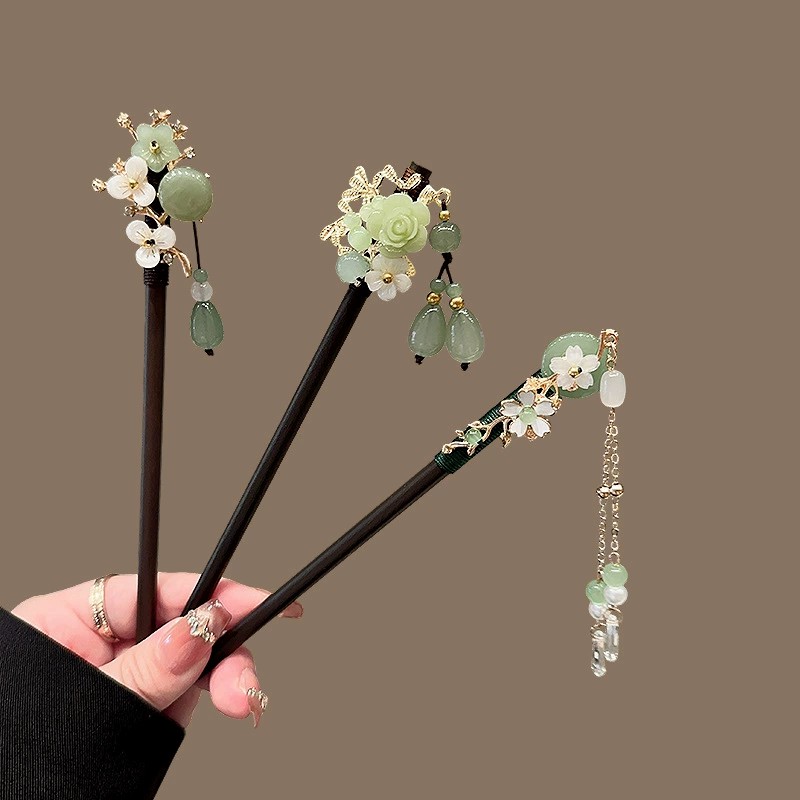 Antique Wooden Hairpin Women's - Jewelry Making Adults ulasan dan harga