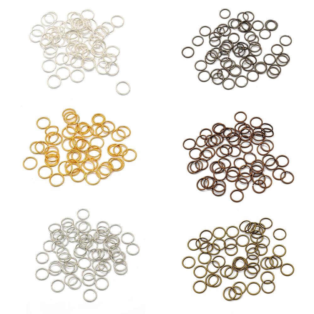 50-500Pcs 3-18mm Loop Key Spli - Jump Ring Assorted ulasan dan harga