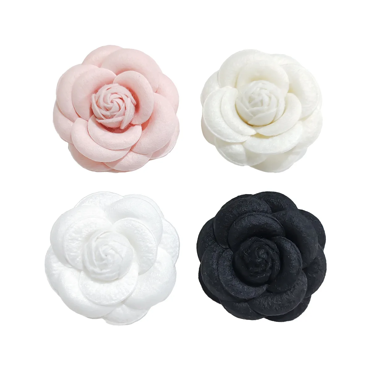 Fabric Camellia Brooch High-en - Jewelry Making Adults ulasan dan harga