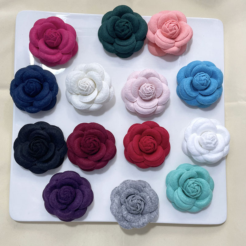 Fabric Camellia Brooch High-en - Jewelry Making Adults ulasan dan harga