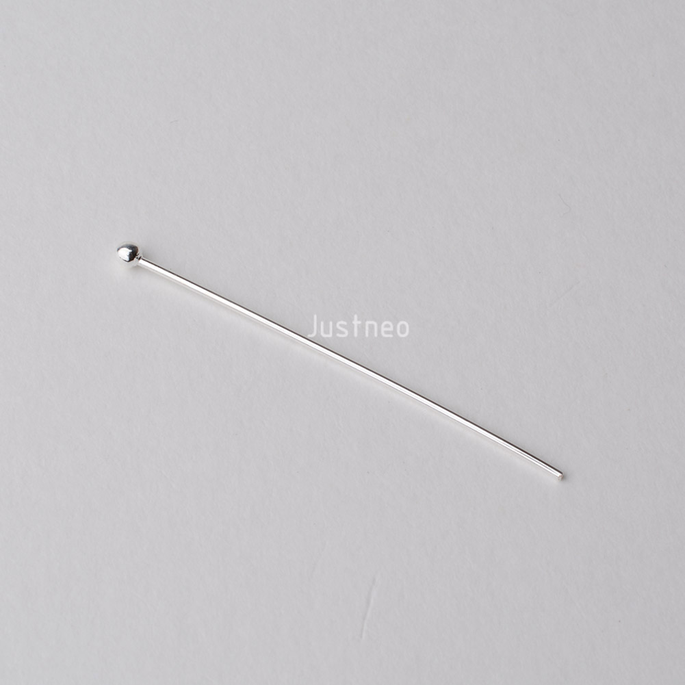 925 Sterling Silver Ball Head  - Jewelry Making Basics ulasan dan harga