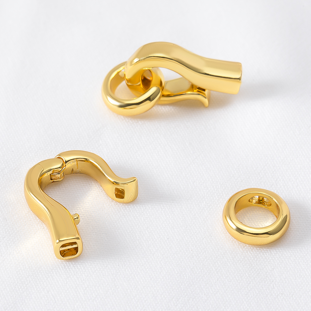 2pcs 4pcs 18K Gold Plated Bras - Jewelry Making Basics ulasan dan harga