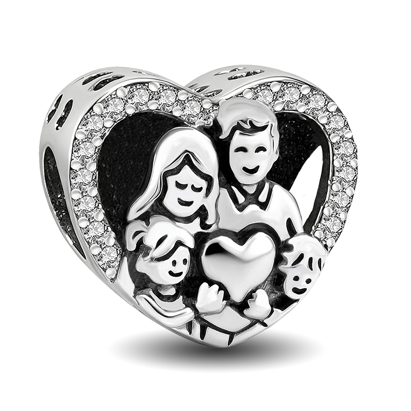 925 Sterling Silver Warm Famil - Jewelry Making For Couples ulasan dan harga
