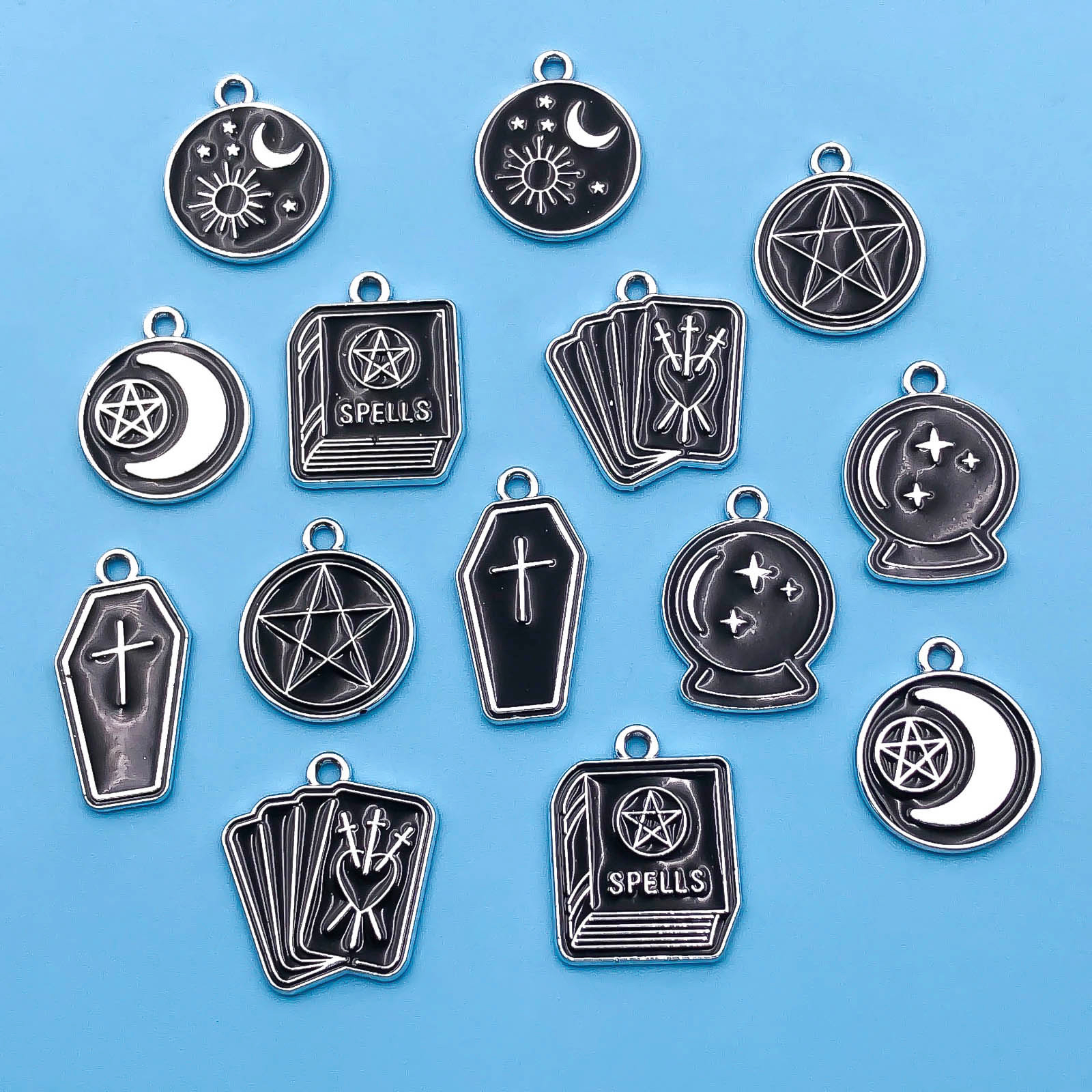 10/14pcs/pack Moon Star Cross  - Jewelry Making Guide Book ulasan dan harga