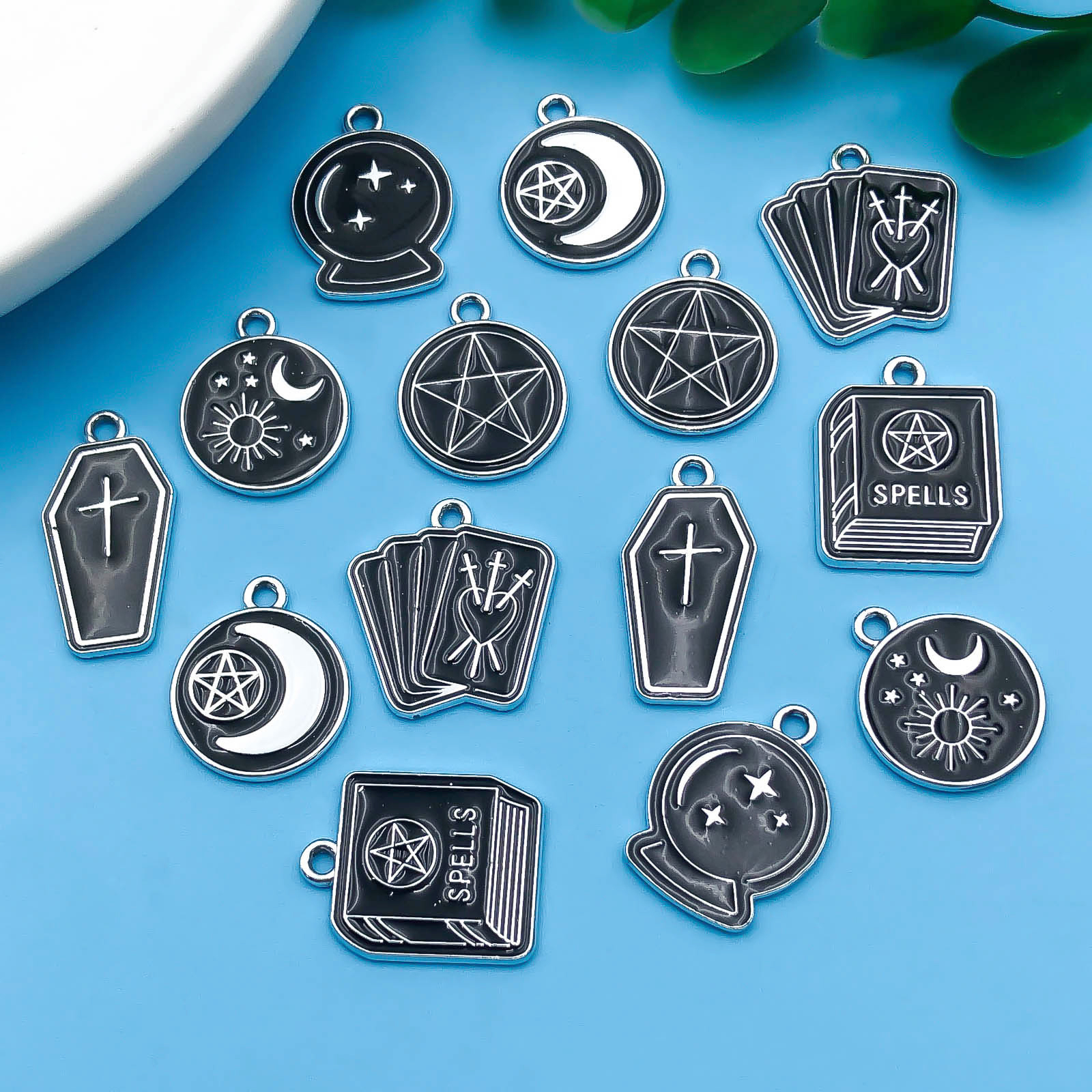 10/14pcs/pack Moon Star Cross  - Jewelry Making Guide Book ulasan dan harga