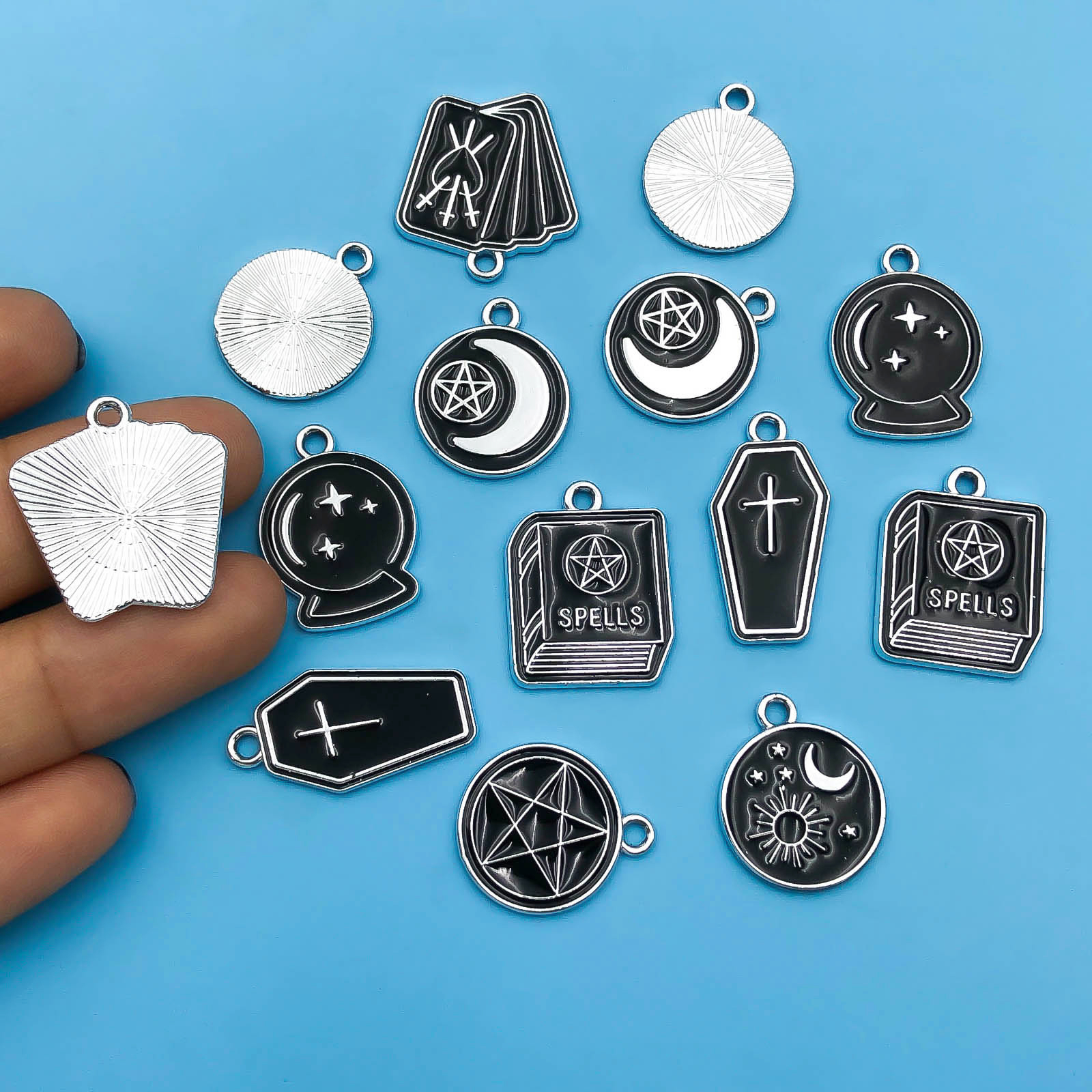 10/14pcs/pack Moon Star Cross  - Jewelry Making Guide Book ulasan dan harga