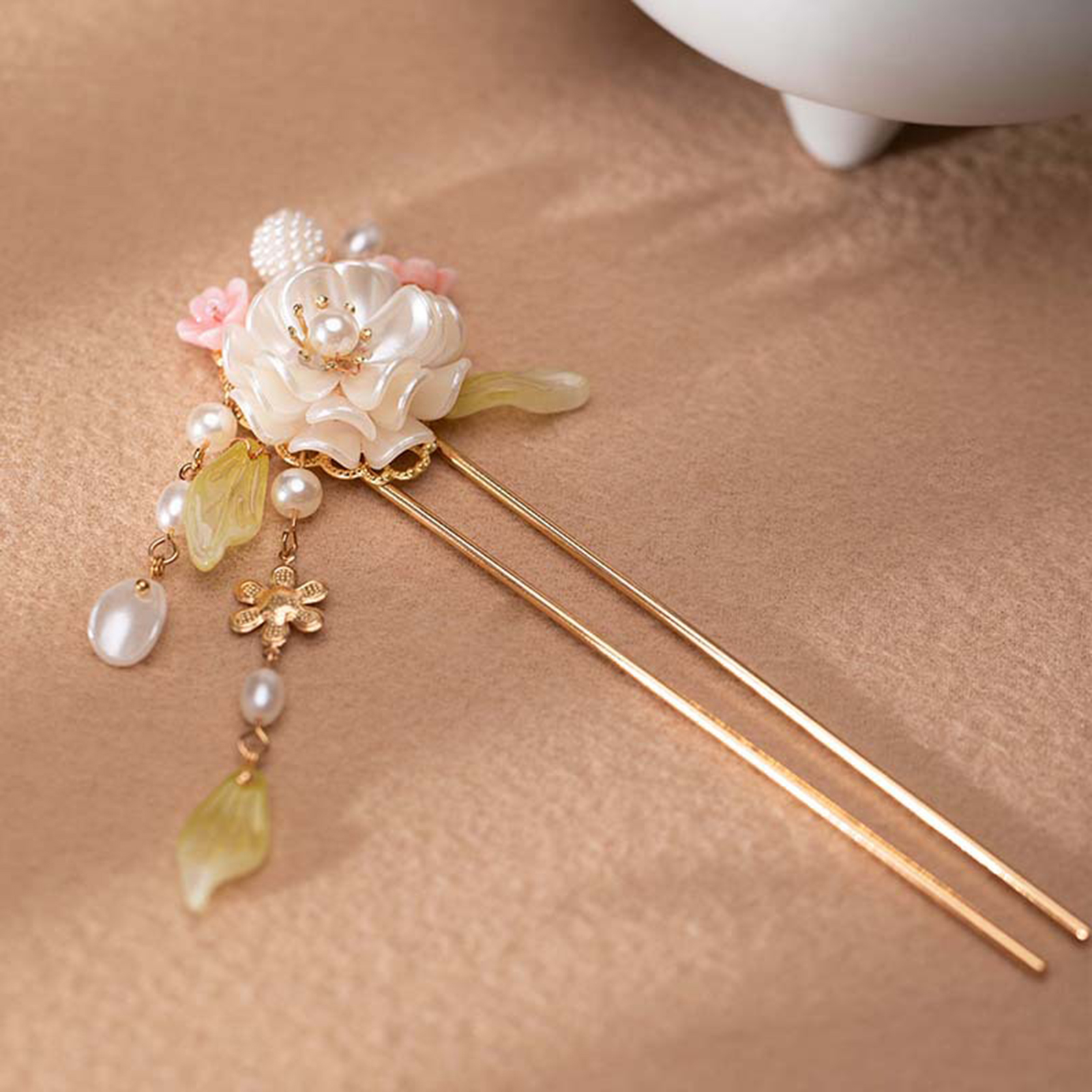 U Shaped Hair Sticks Forks Whi - Jewelry Making Adults ulasan dan harga