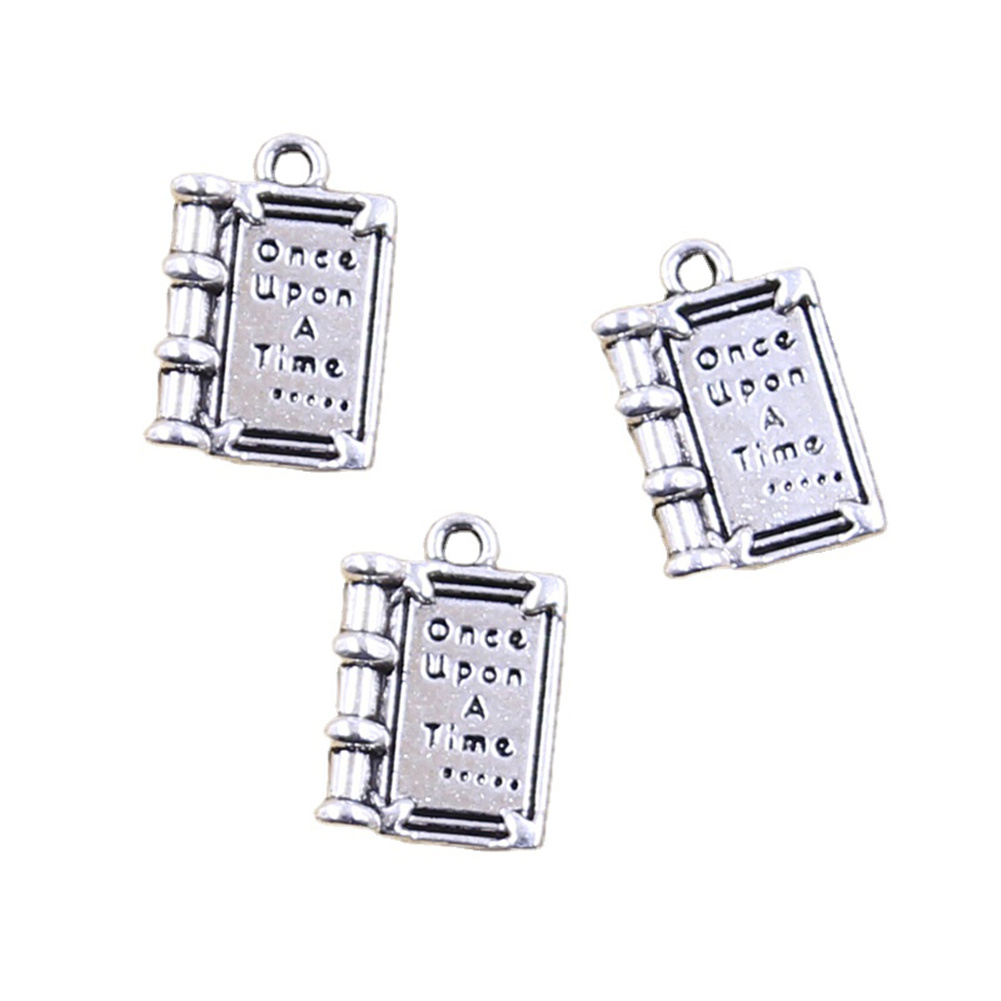 12pcs Charms Fairy Tales Book  - Jewelry Making Guide Book ulasan dan harga