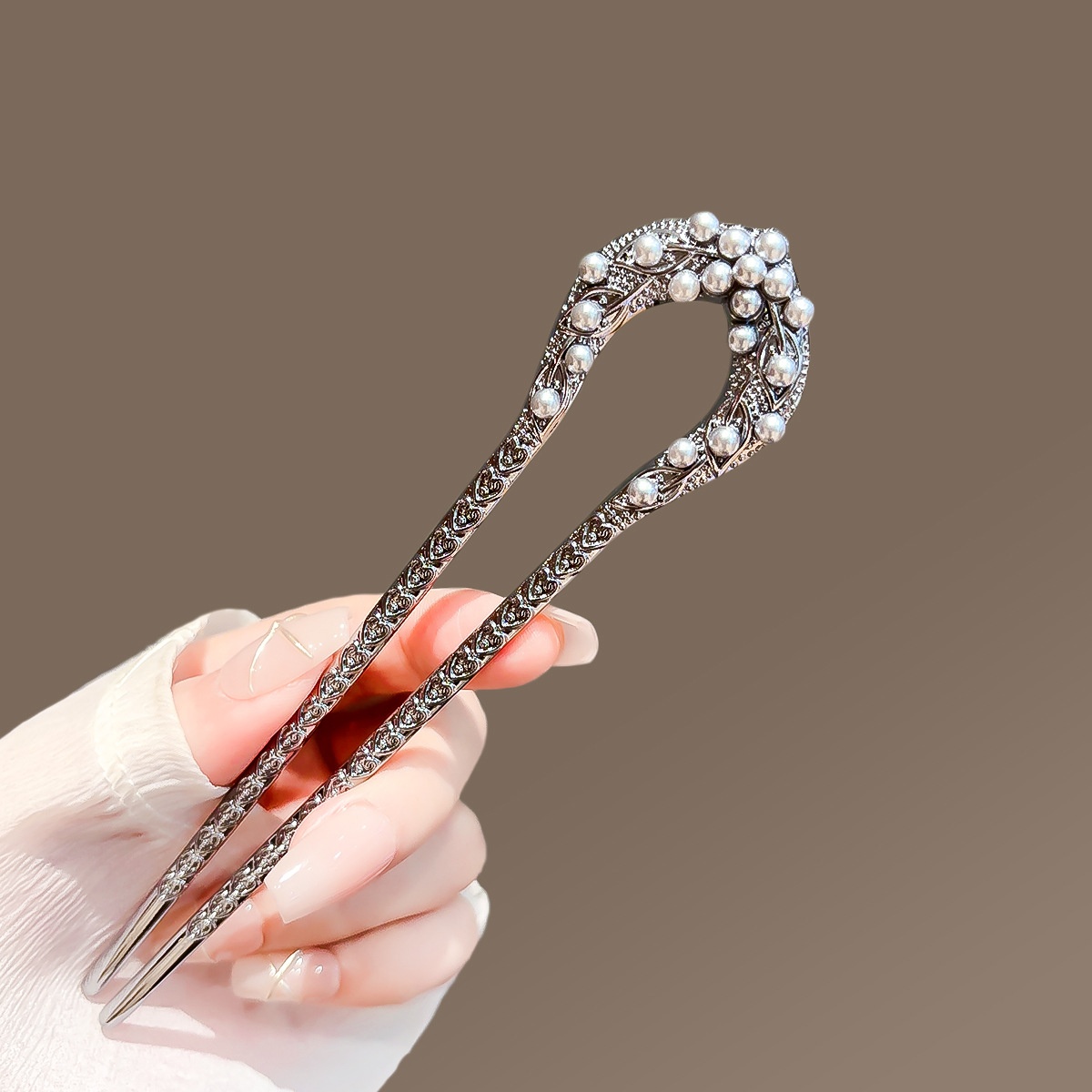 New Pearl U Shaped Hairpin For - Jewelry Making Adults ulasan dan harga