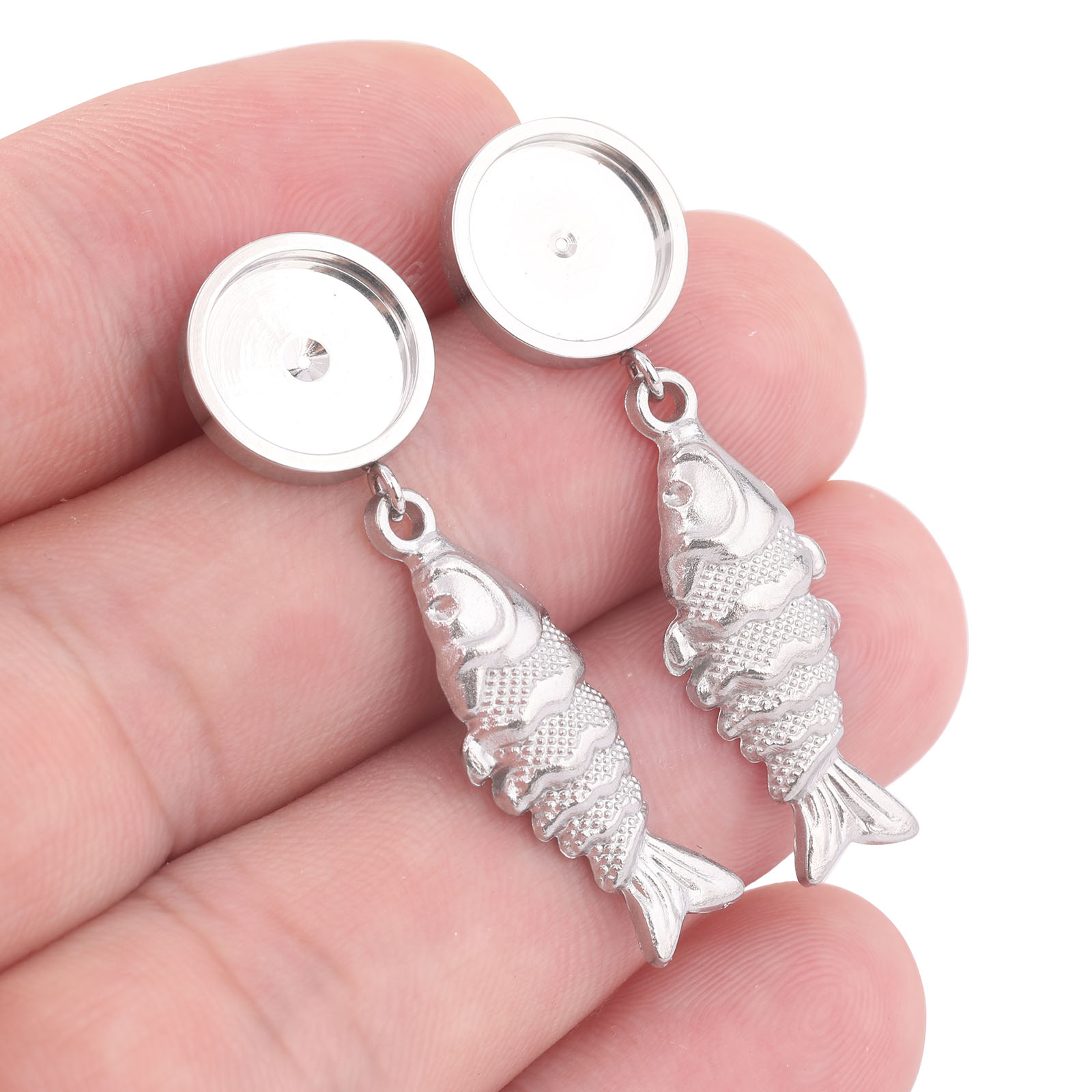 6pcs Stainless Steel Fish Char - Jewelry Making Soldering Kit ulasan dan harga
